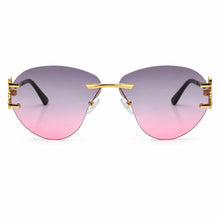 Luxury Rimless Sunglasses for Women