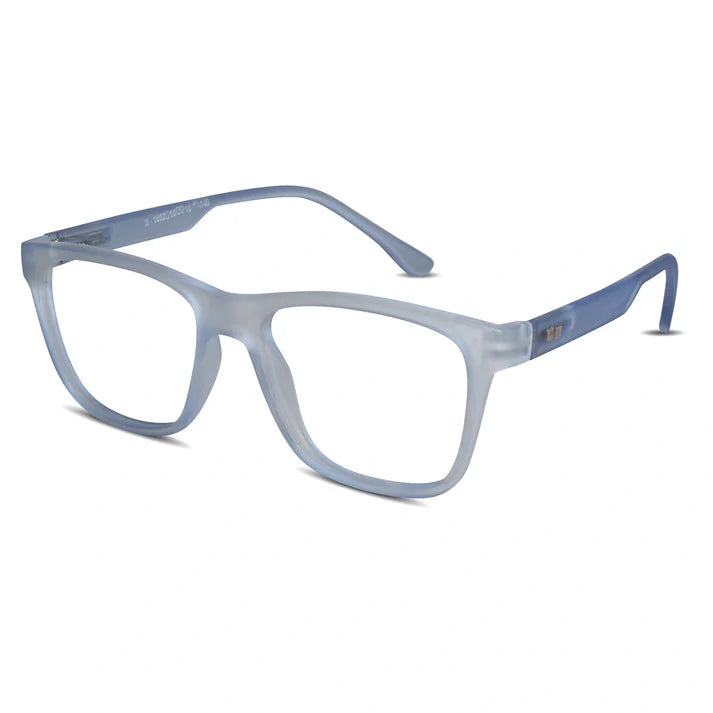 Urban Matte-Icy White Transparent Eyeglasses & Computer Glasses For Men & Women