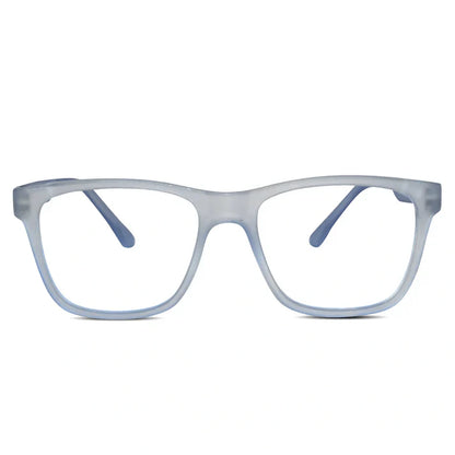Matt Black Rectangular Eyeglasses & Computer Glasses For Men & Women