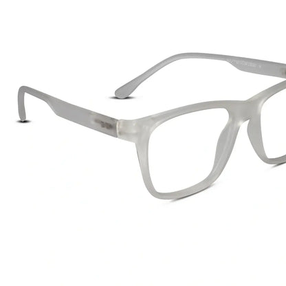 Side view of anti reflective glasses for computer work.They are used as eye protection glass for professionals and computer screen glare