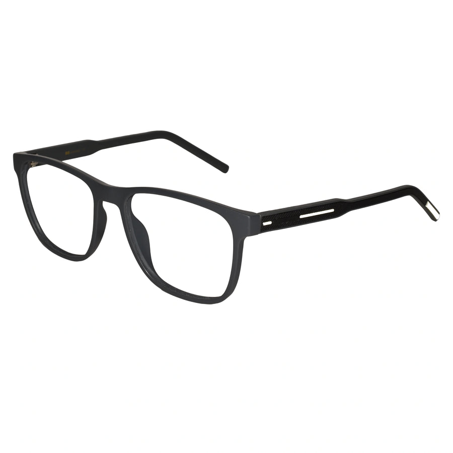 Matt Black Rectangle Eyeglasses & Computer Glasses For Men & Women LKE2804-BLK
