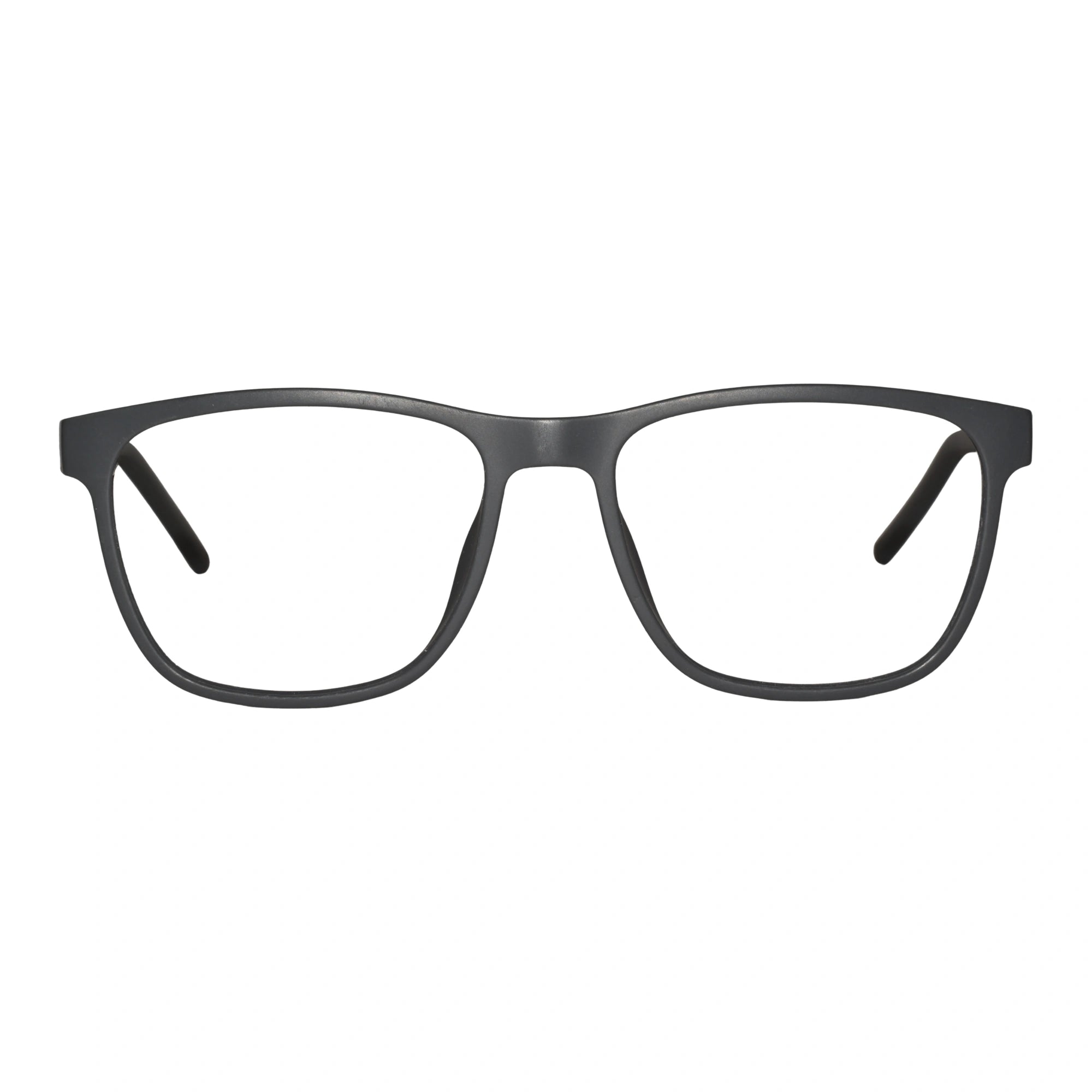 Matt Black Rectangle Eyeglasses & Computer Glasses For Men & Women LKE2804-BLK