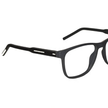 Matt Black Rectangle Eyeglasses & Computer Glasses For Men & Women LKE2804-BLK