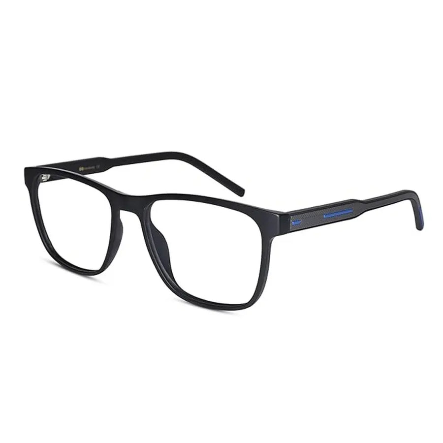 Matt Blue Rectangle Eyeglasses