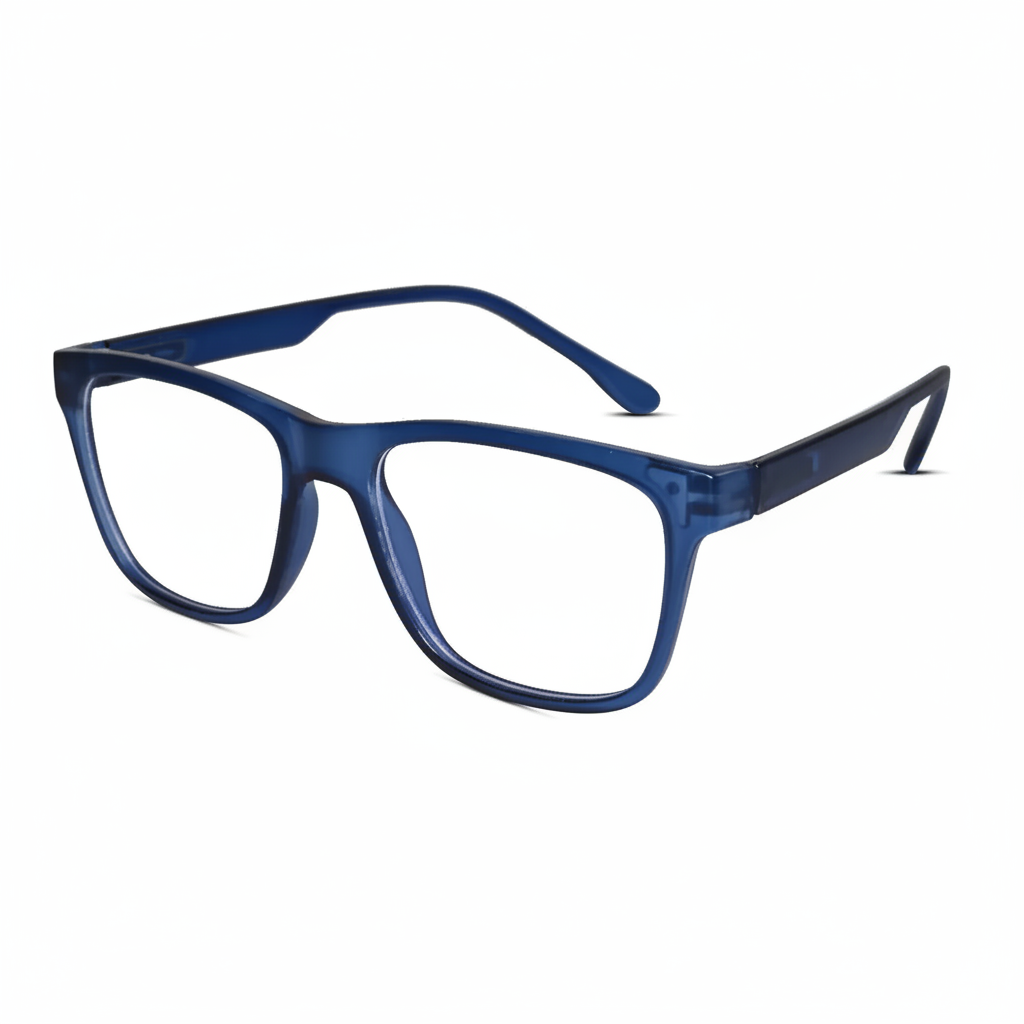 Urban Matte-Ocean Blue Rectangular Eyeglasses & Computer Glasses For Men & Women LKB1G1001-BLU