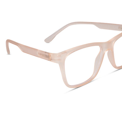 Matt Black Rectangular Eyeglasses & Computer Glasses For Men & Women