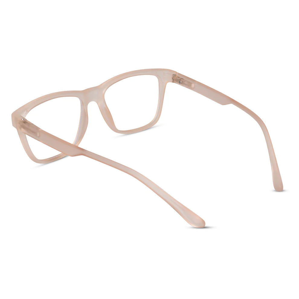 Urban Matte-Icy White Transparent Eyeglasses & Computer Glasses For Men & Women