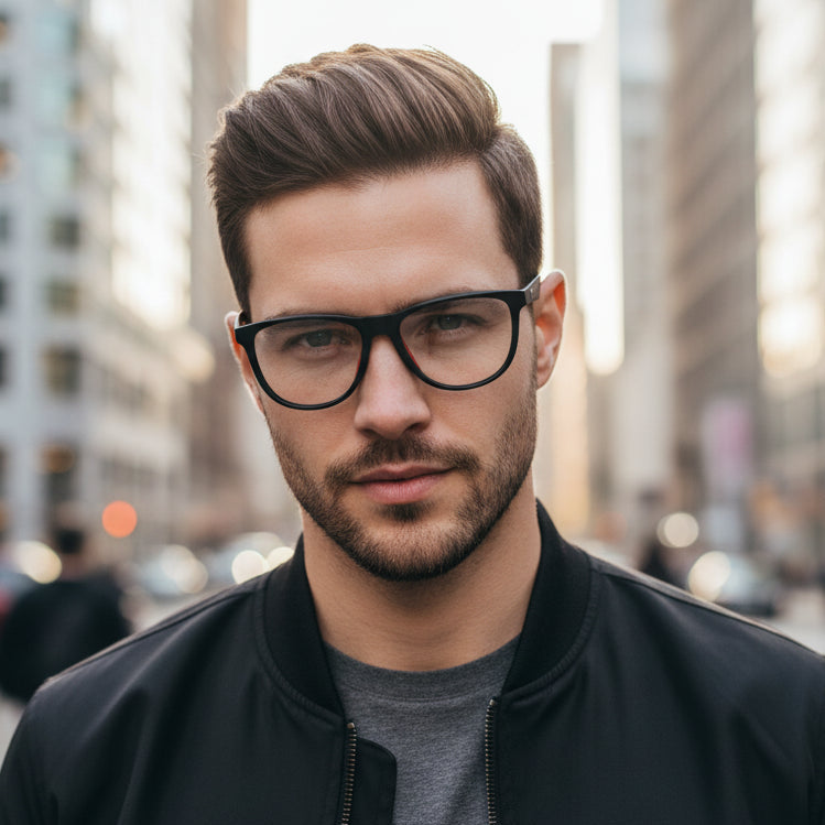 Matt Red & Black Sports Eyeglasses For Men & Women ELE9907-BLK-RED