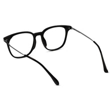 Metal Black Square Eyeglasses Men & Women