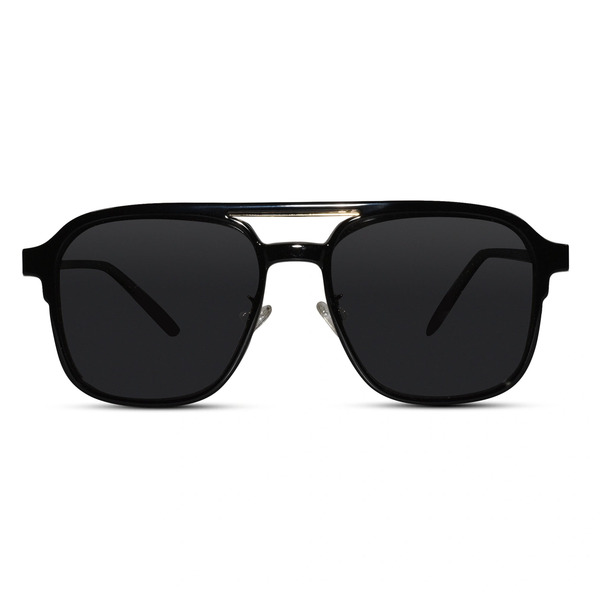 Metal Clipon Sunglasses for Men ELE8315-BLK