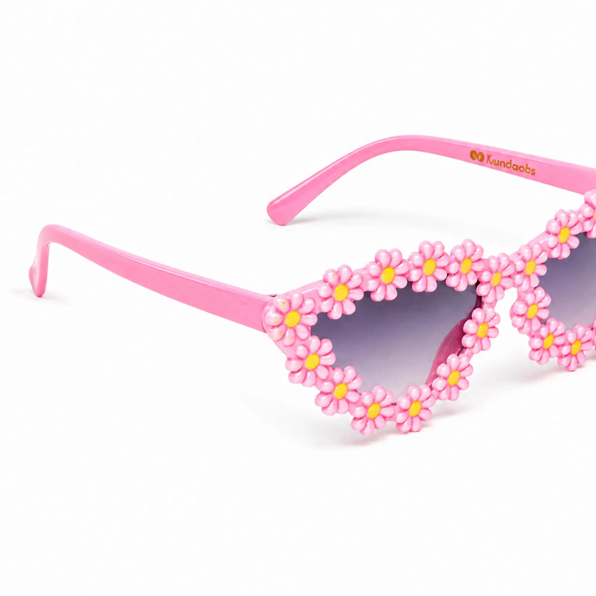 LensKandy Kids Pink Sunglasses for Girls UV Protection LKK2603-PNK