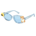 LensKandy Girls Blue Oval Sunglasses with UV Protection LKK2606-BLU