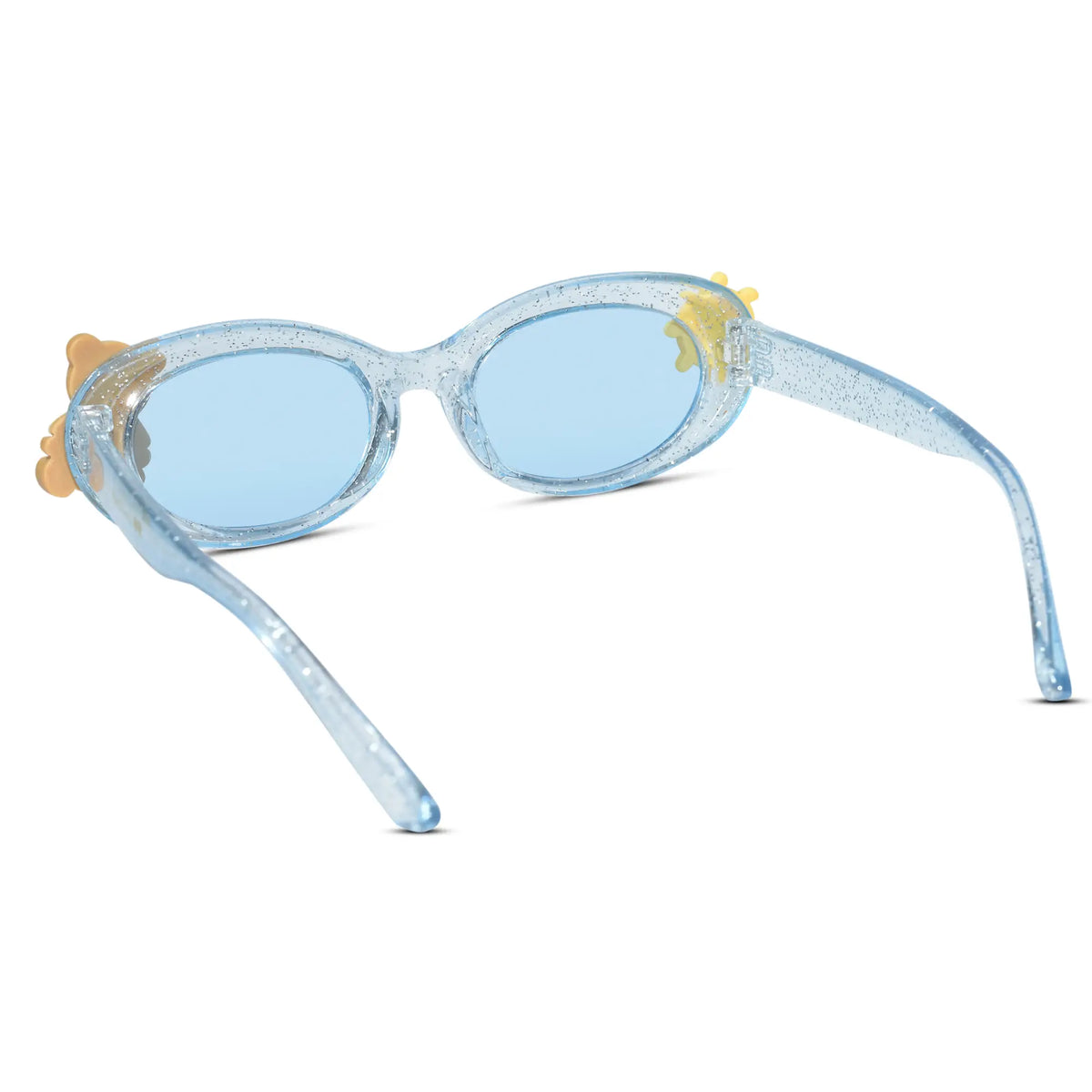 LensKandy Girls Blue Oval Sunglasses with UV Protection LKK2606-BLU