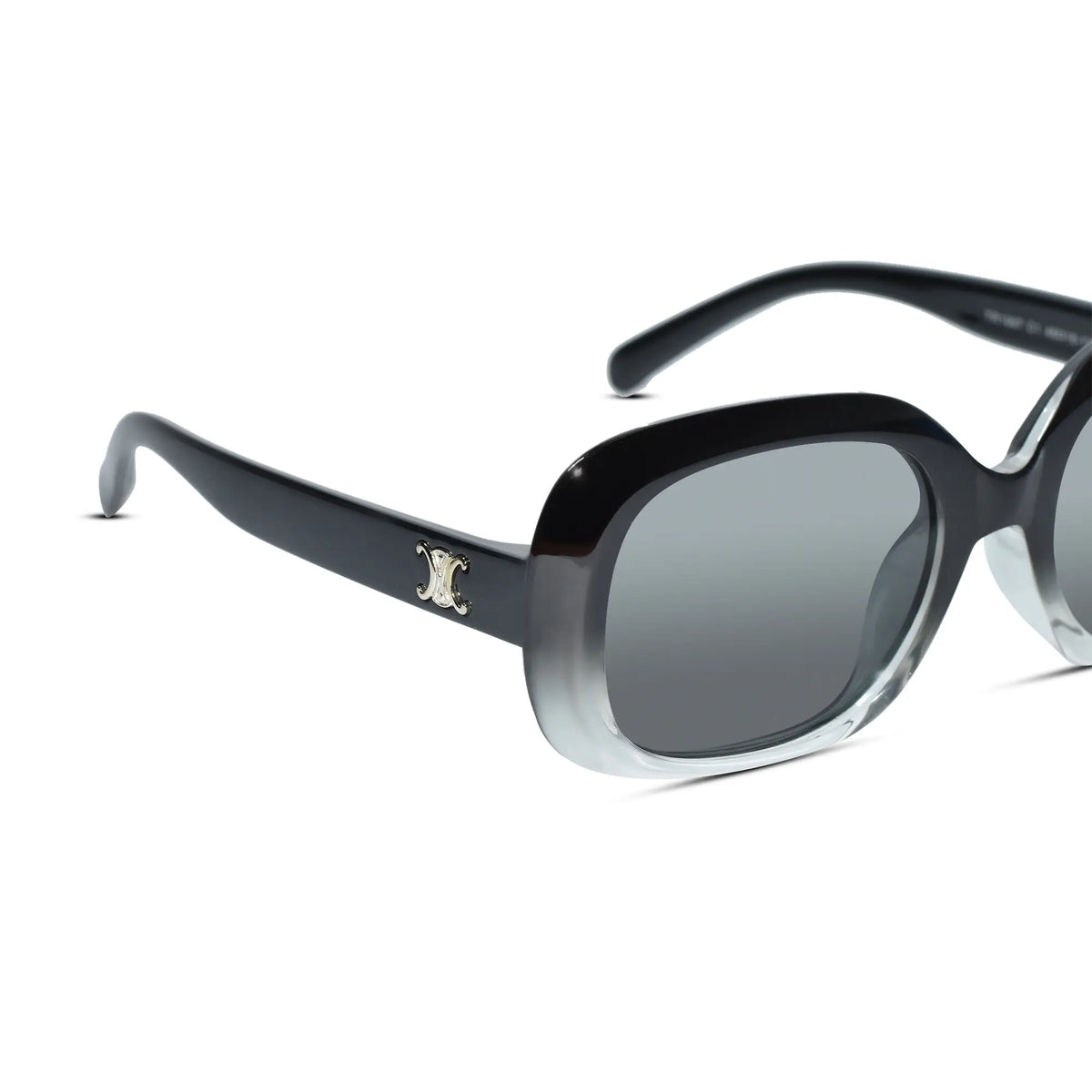Lenskandy Girls Black Square Sunglasses for UV Protection LKE1997-BLK