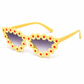LensKandy Kids Yellow Sunglasses for Girls UV Protection LKK2603-YLW