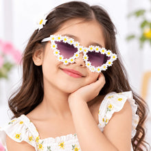 LensKandy Kids White Sunglasses for Girls UV Protection