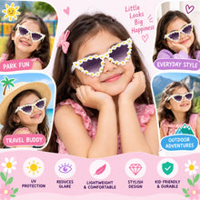 LensKandy Kids White Sunglasses for Girls UV Protection
