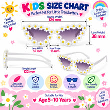 LensKandy Kids White Sunglasses for Girls UV Protection