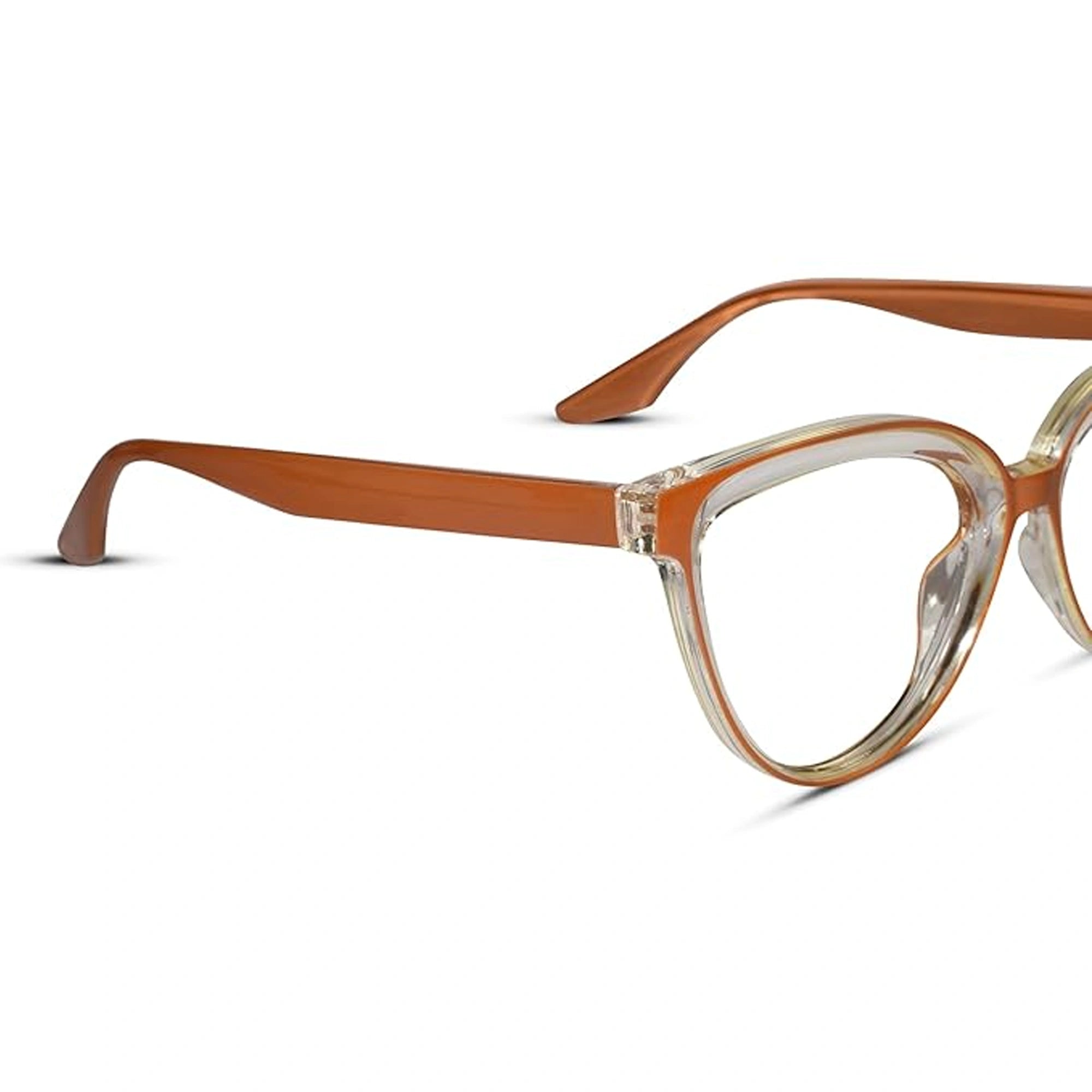Orange Cateye Computer glasses For Women LKE23050-ORNG