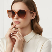 Orange Cateye Sunglasses For Women