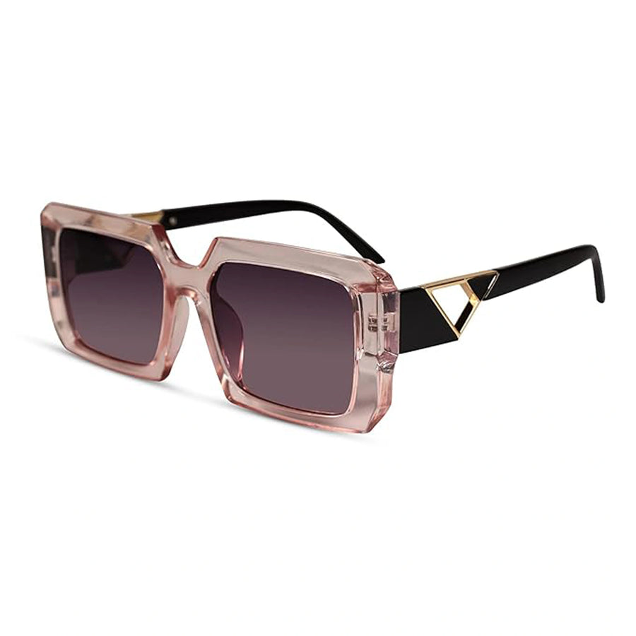 Oversize Crystal Square Sunglasses For Women