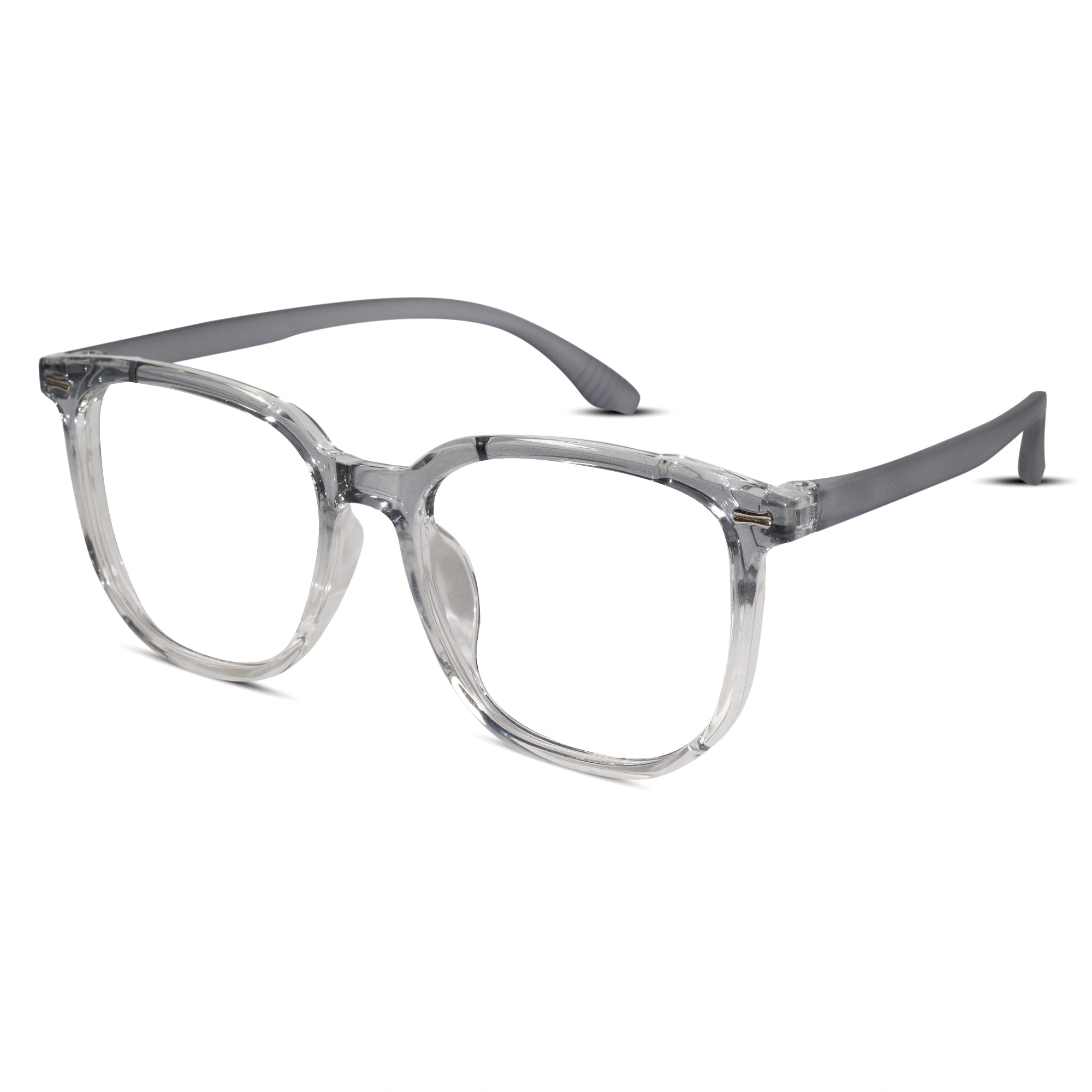 Oversize Dual Tone Eyeglasses Men & Women LKE131-GREY