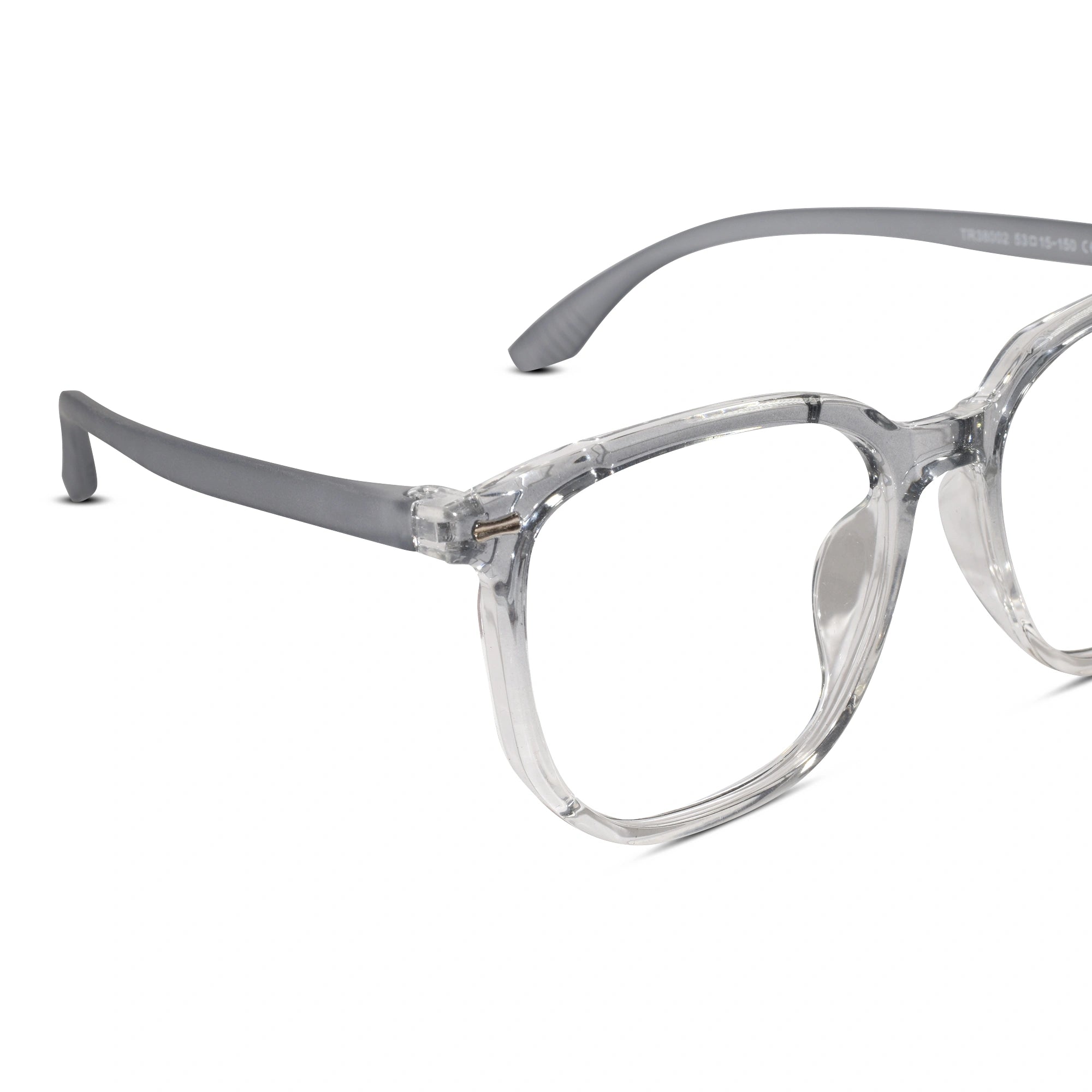 Oversize Dual Tone Eyeglasses Men & Women LKE131-GREY
