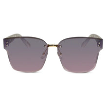 Oversize Rimless Sunglasses For Women