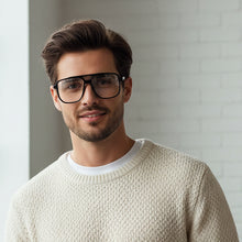 Oversize Wayfarer Computer Glasses For Men