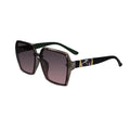 Oversized Square Sunglasses for Women LKS5075-GRN