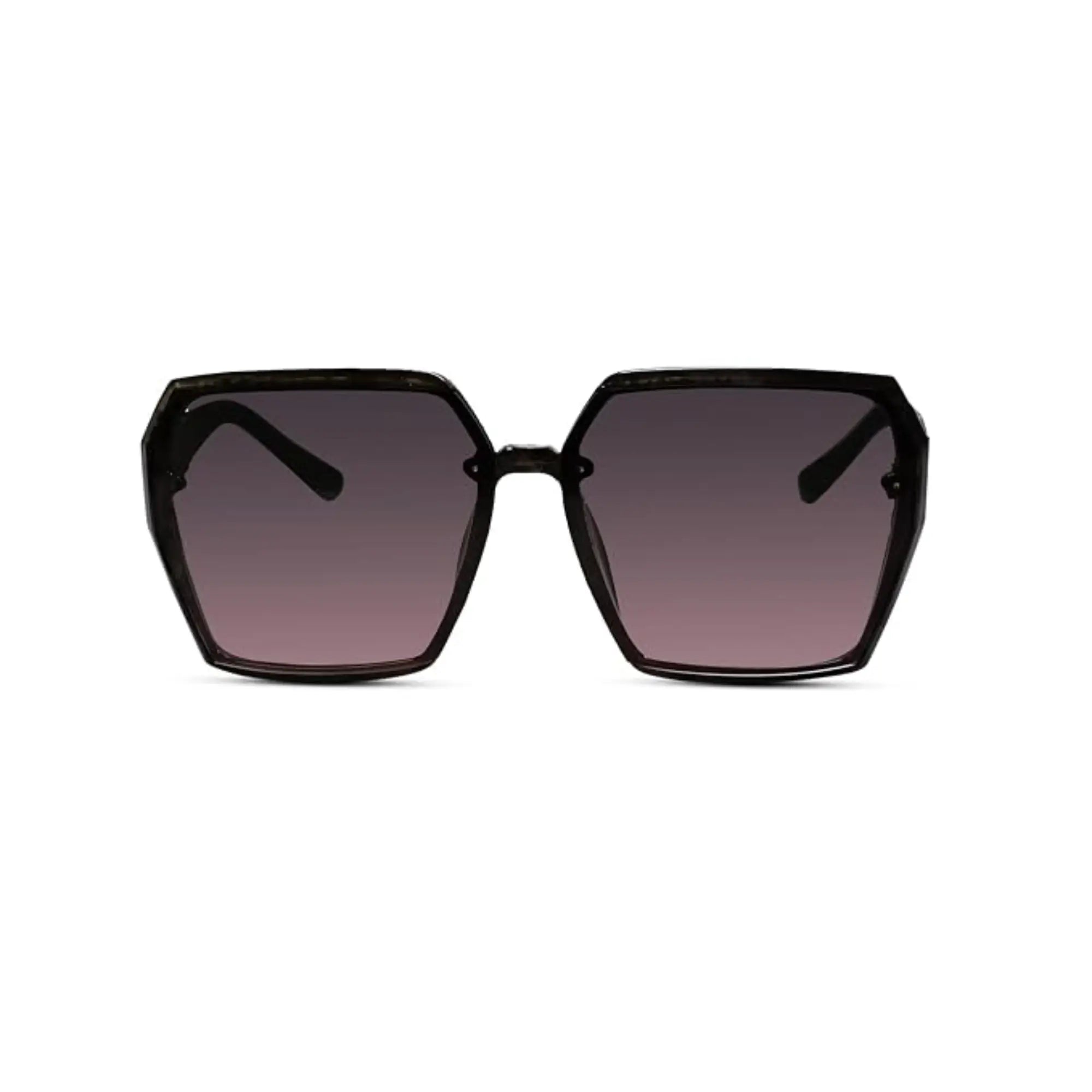 Oversized Square Sunglasses for Women LKS5075-GRN