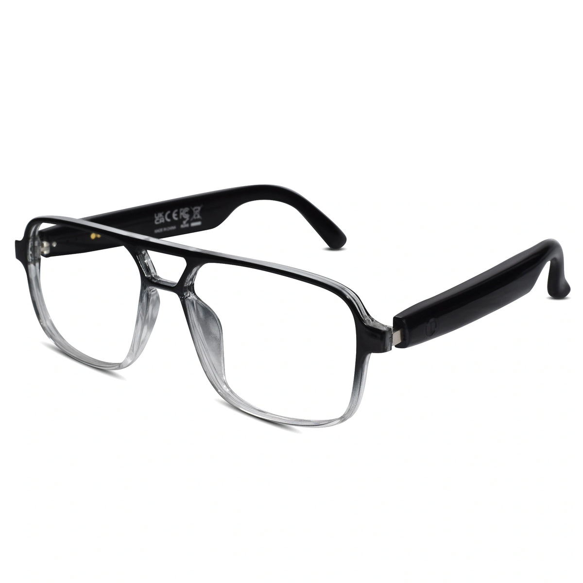 Photo Chromatic Black Smart Eyeglasses For Men & Women