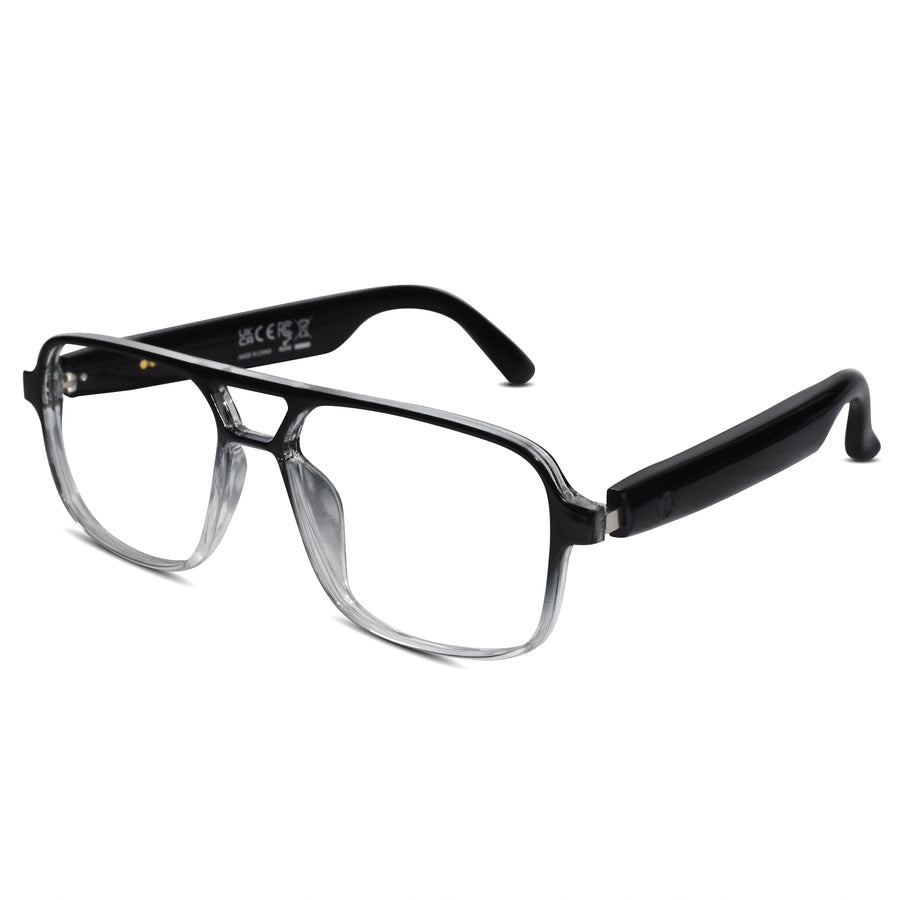 Photo Chromatic Black Smart Eyeglasses For Men & Women