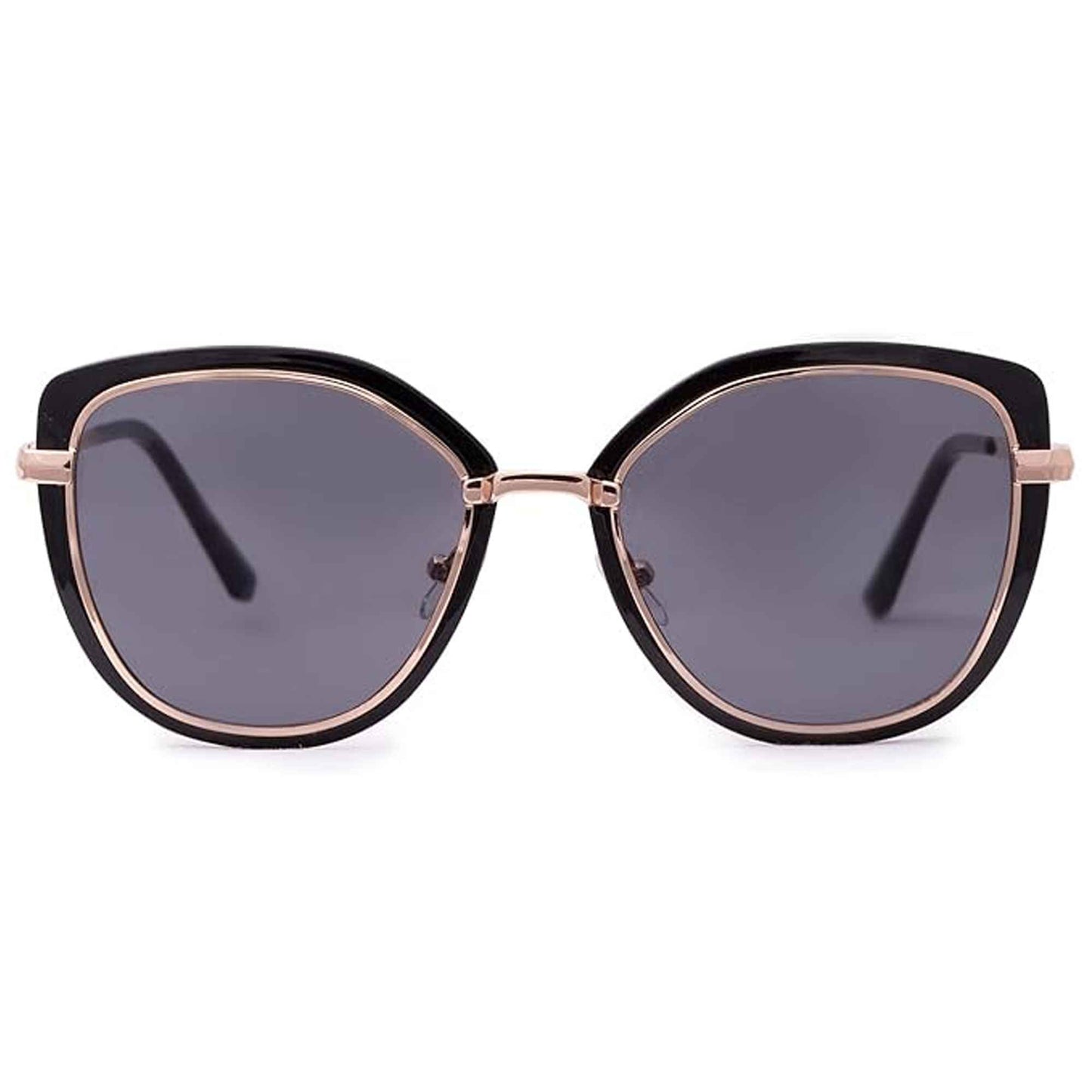 Stylish Black Golden Cat eye Sunglasses