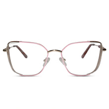 Pink Designer Rimless Cateye Eyeglasses For Women ELE7022-PNK