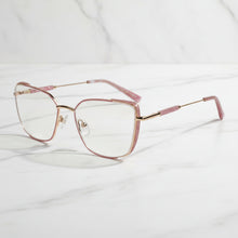 Pink Designer Rimless Cateye Eyeglasses For Women ELE7022-PNK