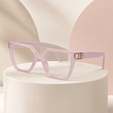 Pink Designer Square Eyeglasses For Women