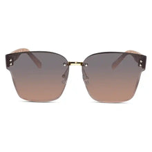 Pink Rimless Sunglasses For Women