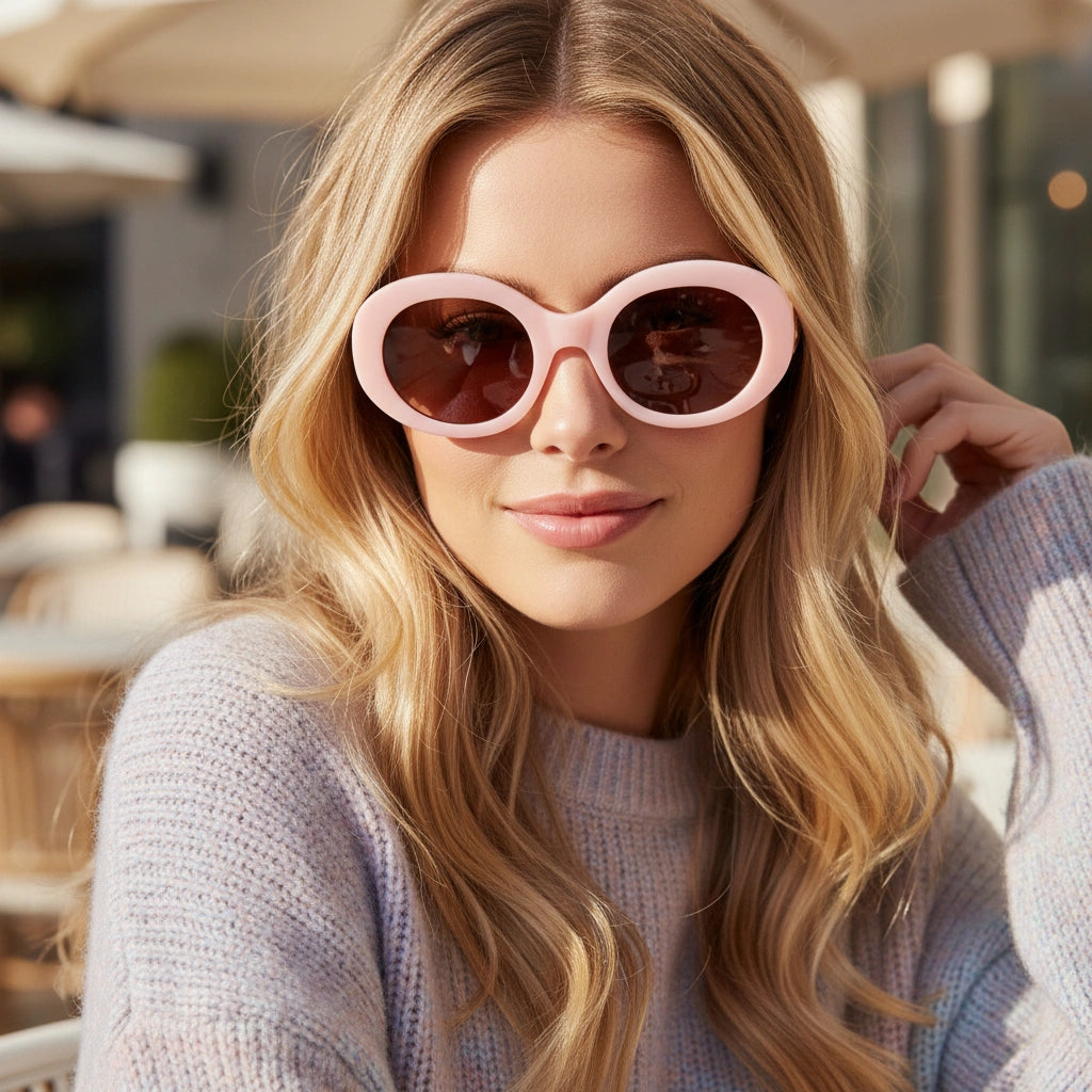 Pink Sunglasses For Women LKS3948-PNK