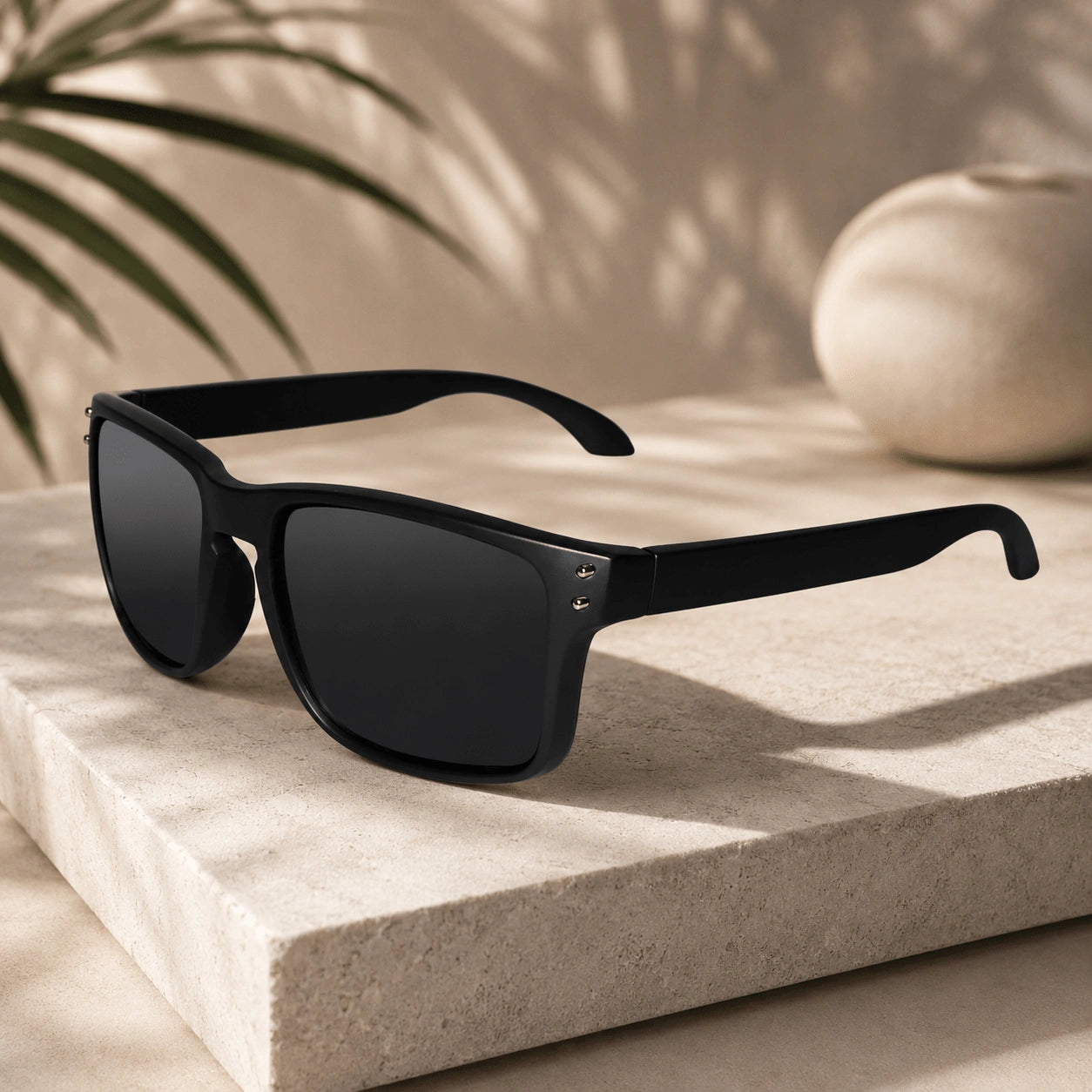 Polarized Sports Sunglasses For Men & Women LKS3056-BLK