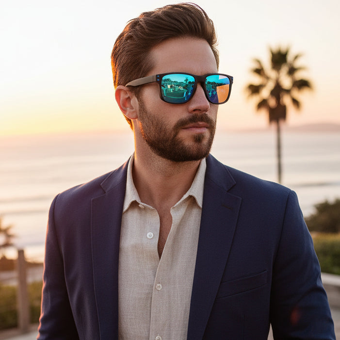Polarized Sports Sunglasses For Men & Women LKS3056-BLU