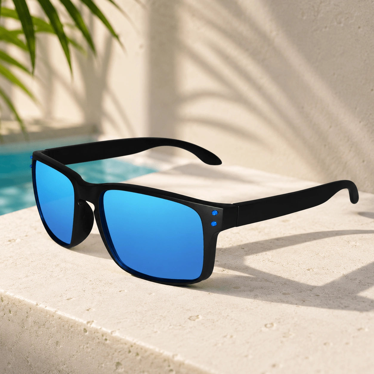 Polarized Sports Sunglasses For Men & Women LKS3056-BLU
