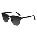 Classic look polarized lens half frame unisex sunglasses featuring anti-slip grips and UV protection for outdoor activities