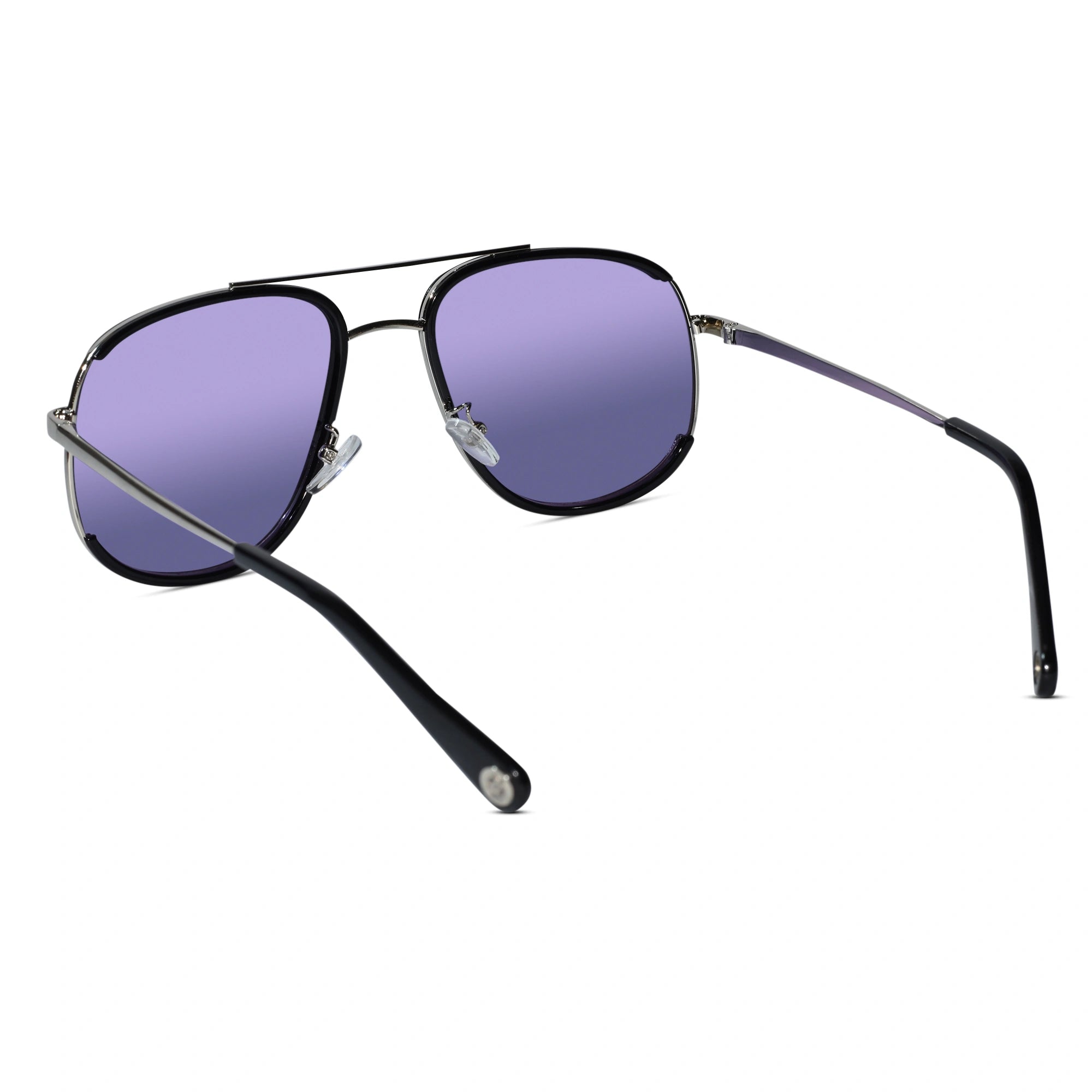 Premium Aviator Sunglasses for Men LKSC1759-BLK Silver