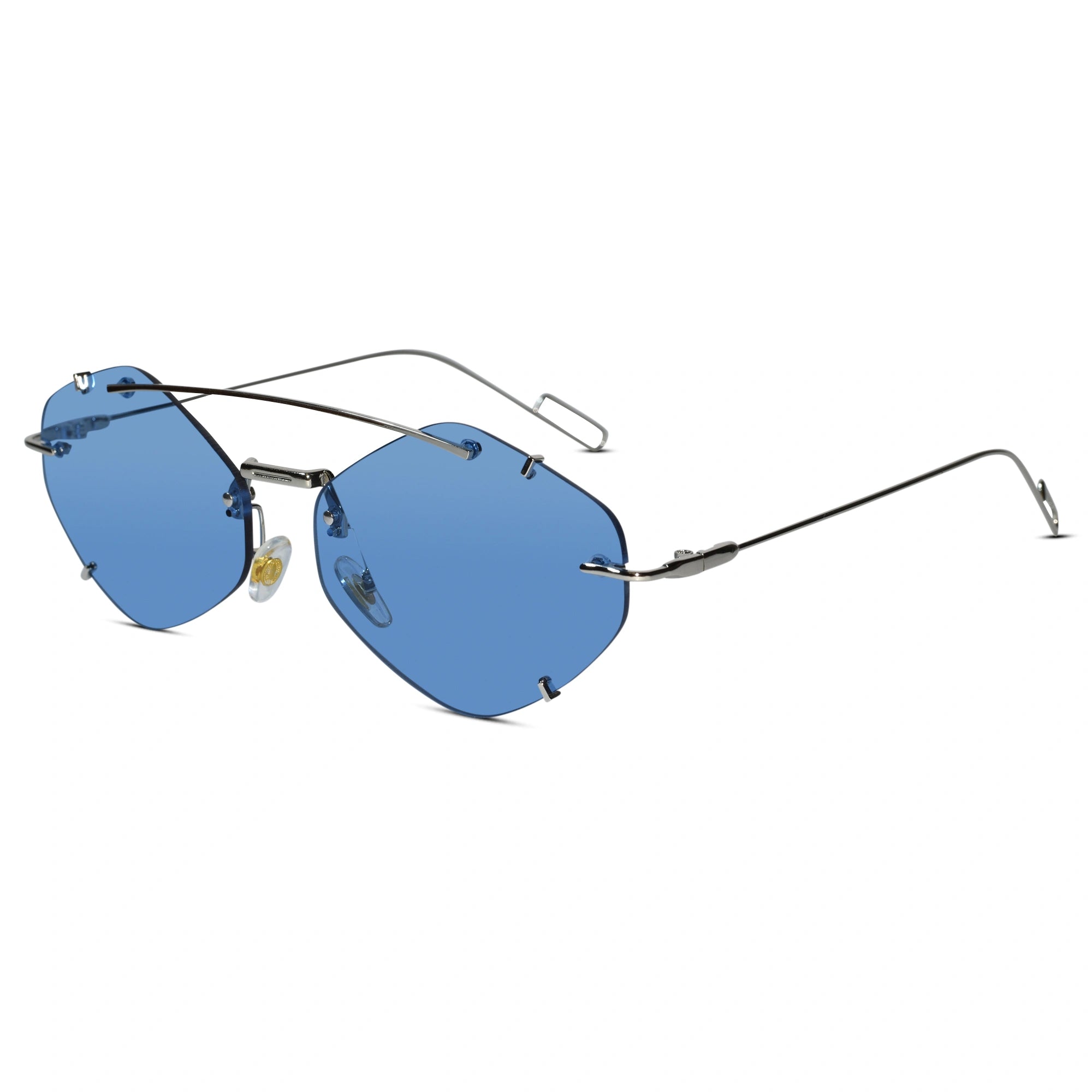 Premium Blue Aviator And UV Protected Sunglasses For Men & Women ELS2026S03-BLU