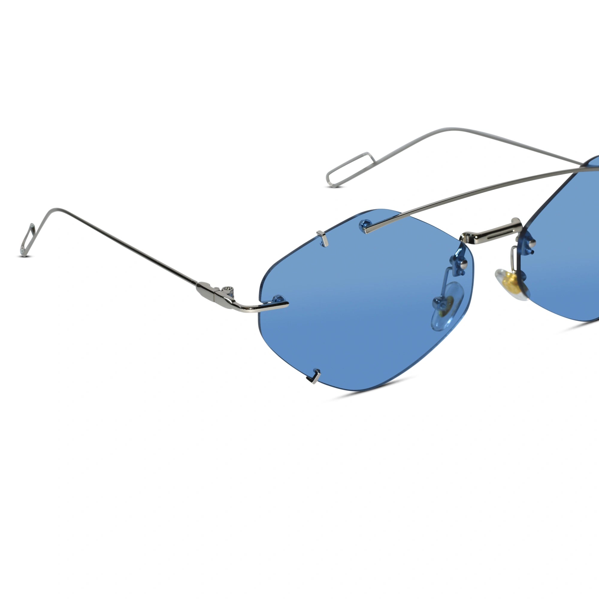 Premium Blue Aviator And UV Protected Sunglasses For Men & Women ELS2026S03-BLU