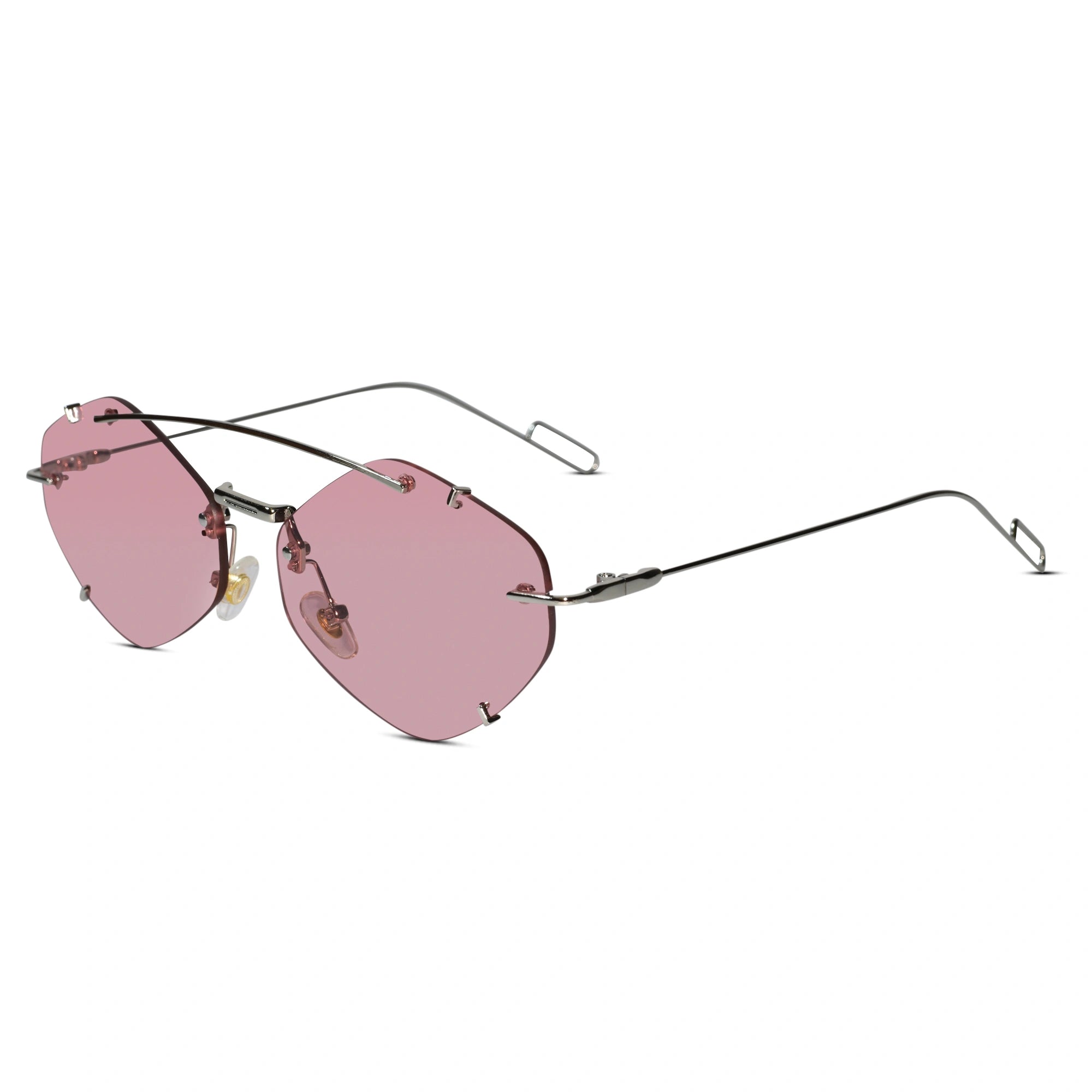 Premium Pink Aviator And UV Protected Sunglasses For Men & Women ELS2026S03-PNK