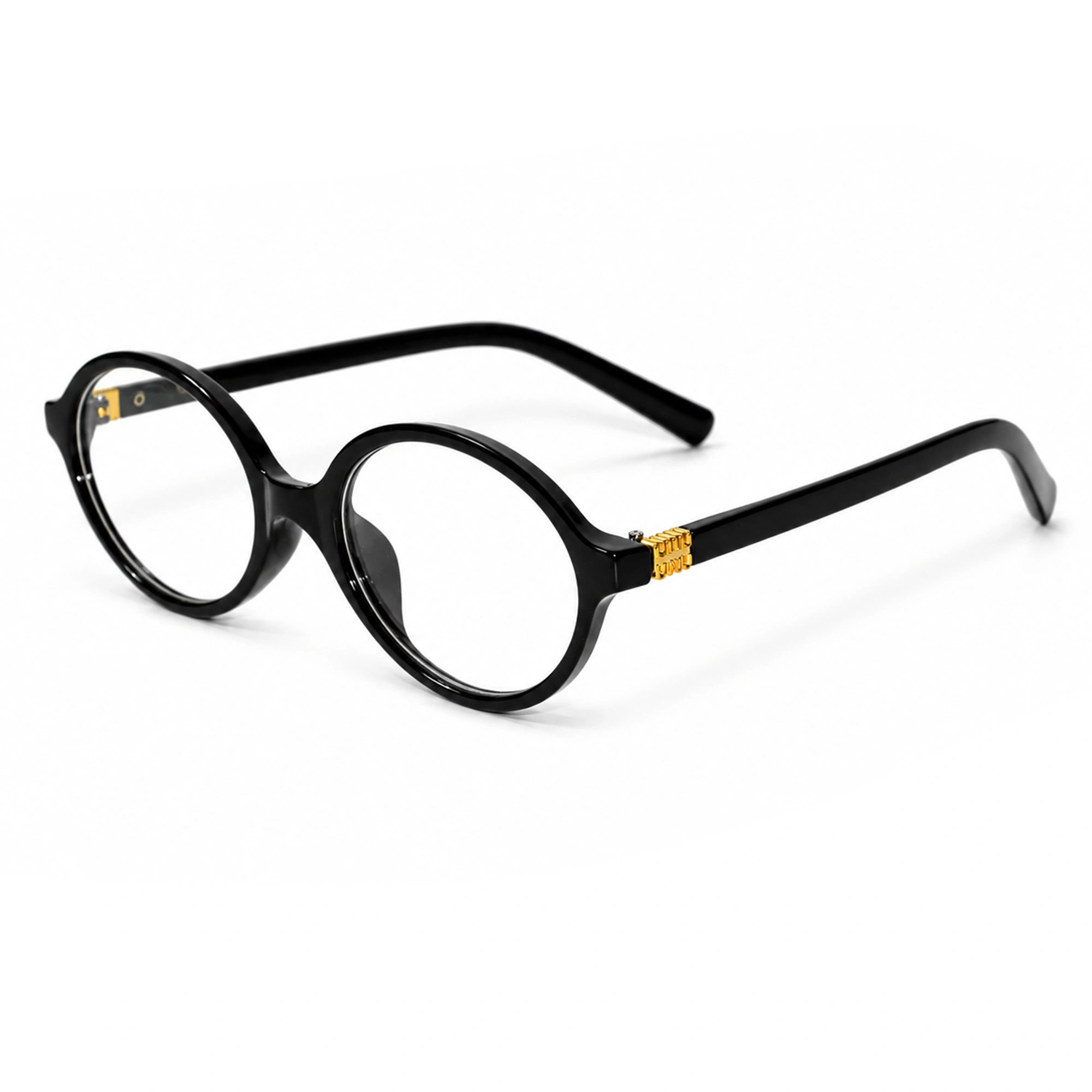 Premium Round Sunglasses for Women ELS2026S018-BLK