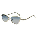 Premium Stylish Gold Cat Eye Sunglasses for Women ELS2026S025-Golden