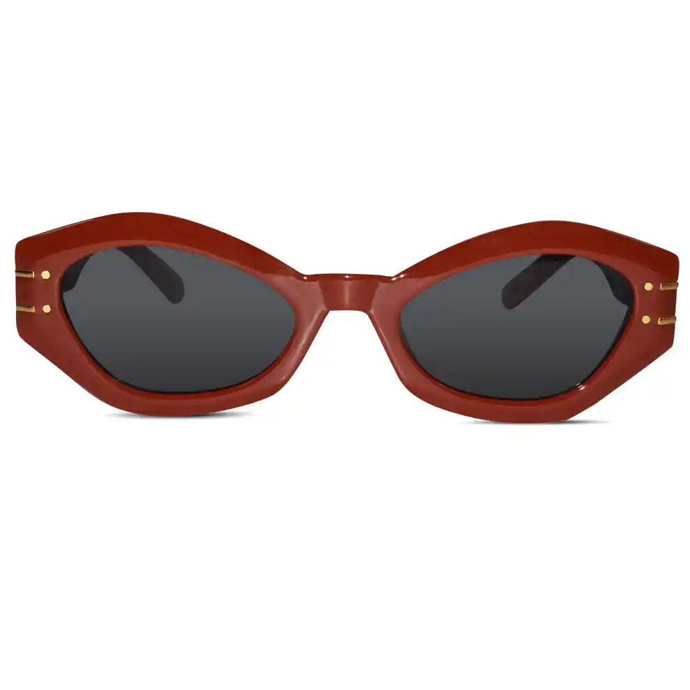 White Bold Cat eye Sunglasses For Women